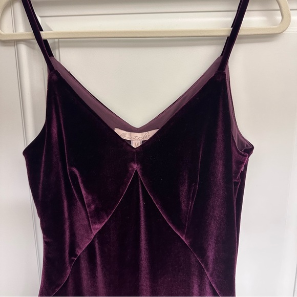 Anthropologie Hutch Velvet Slip Midi Dress - Picture 5 of 8